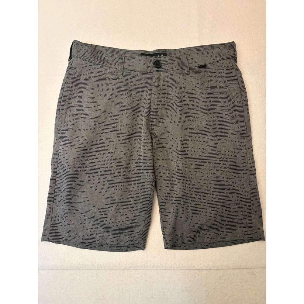 TravisMathew Mens Gray Patterned Golf Shorts Size 30 Stretch Performance